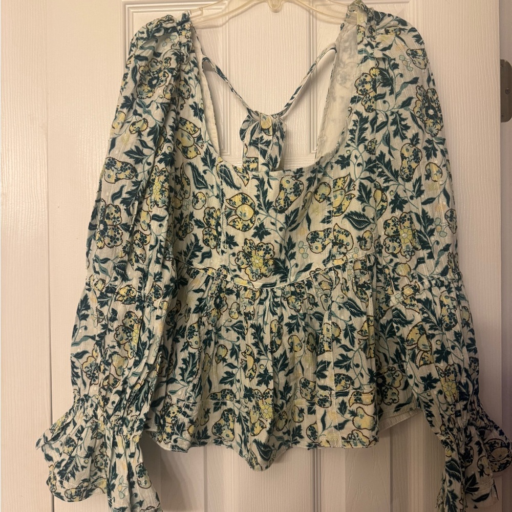 Anthropologie Pilcro Long Sleeve Blouse- NWT